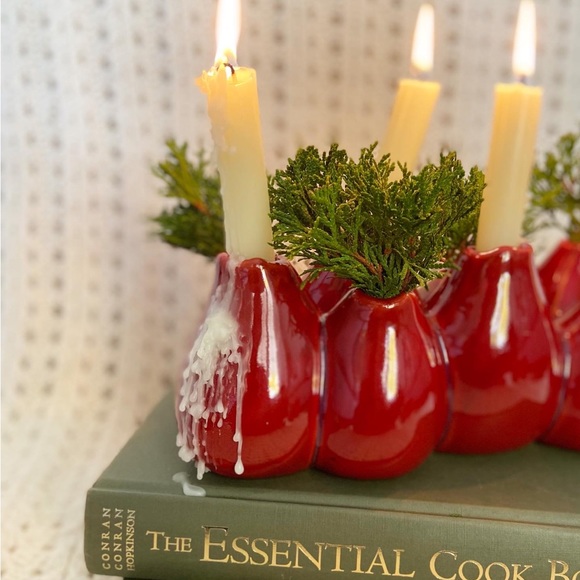 Ceramic Bud Vase or Candle Holder - Picture 1 of 8